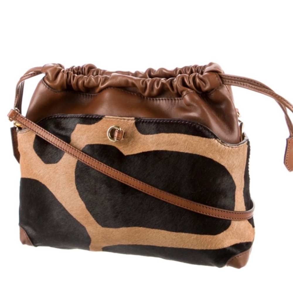 🌺 Burberry Prorsum🌺 Runway Ponyhair Leather Trim Crossbody Bag #mobwife 💃💃